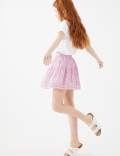 Floral Tiered Skirt (6-16 Yrs)