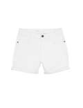 Denim Roll Up Hem Shorts (6 - 16 Yrs)