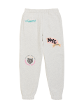 Cotton Rich Embroidered Joggers