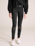 Mesh Panel Sports Leggings (6-16 Yrs)