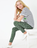 5 Pack Cotton Leggings (6-16 Yrs)