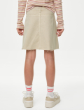 Denim Pleated Skirt (6-16 Yrs)