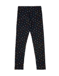 Cotton Rich Heart Print Leggings (6-16 Yrs)