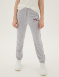 Cotton Rich Slogan Joggers (6-16 Yrs)