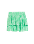 Ditsy Print Frill Skirt
