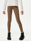 Cotton Rich Animal Print Leggings (6-16 Yrs)