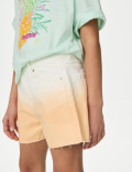 Pure Cotton Denim Shorts (6-16 Yrs)