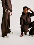Wide Leg Cotton Rich Joggers (2-16 Yrs)
