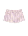Denim Wave Print Shorts (6-16 Yrs)
