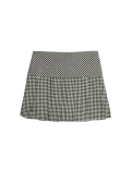 Cotton Blend Dogtooth Skort (6-16 Yrs)