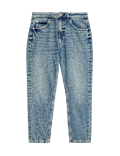 Mom Pure Cotton Denim Jeans (6-16 Yrs)