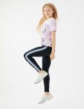 Cotton Rich Side Stripe Leggings (6-16 Yrs)