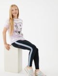 Cotton Rich Side Stripe Leggings (6-16 Yrs)