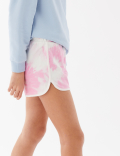 Pure Cotton Tie Dye Shorts (6 - 16 Yrs)