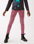 Cotton Rich Animal Print Leggings (6-16 Yrs)