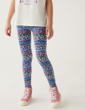 Skinny Cotton Rich Ditsy Floral Leggings
