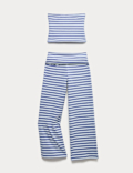 Striped Top & Bottom Outfit (6-16 Yrs)