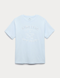 Pure Cotton High Tide Graphic T-Shirt (6-16 Yrs)