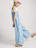 Denim Twill Wide Leg Jumpsuit (6-16 Yrs)