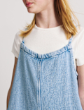 Denim Twill Wide Leg Jumpsuit (6-16 Yrs)