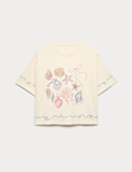 Pure Cotton Shell Graphic T-Shirt (6-16 Yrs)
