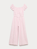 Checked Wide Leg Jumpsuit (6-16 Yrs)