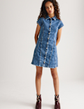 Denim Button Through Dress (6-16 Yrs)