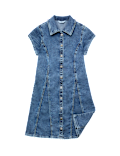 Denim Button Through Dress (6-16 Yrs)