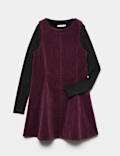 2 Piece Corduroy Dress & Top (6-16 Yrs)