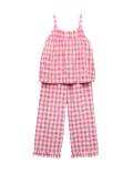 Cotton Rich Gingham Vest & Trouser Outfit (6-16 Yrs)