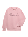Cotton Rich Diamant&eacute; Slogan Sweatshirt (6-16 Yrs)