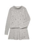 2 Piece Knitted Embellished Skirt Set (6-16 Yrs)