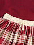Sweatshirt & Checked Skirt Set (6-16 Yrs)
