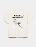 Pure Cotton Dog Show Embellished T-Shirt (6-16 Yrs)