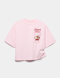 Pure Cotton Food Graphic T-Shirt (6-16 Yrs)