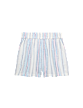 Pure Cotton Striped Shorts (6-16 Yrs)