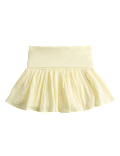 Cotton Rich Fold Over Mini Skort (6-16 Yrs)