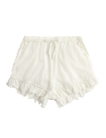 Pure Cotton Broderie Trim Bloomer Shorts (6-16 Years)