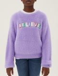 Believe Slogan Jumper (6-16 Yrs)