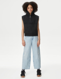 Knitted Half Zip Vest (6-16 Yrs)