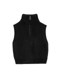Knitted Half Zip Vest (6-16 Yrs)