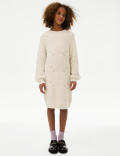 Fluffy Knit Dress (6-16 Yrs)