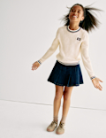 Pure Cotton Ribbed Jumper (6 - 16 yrs)