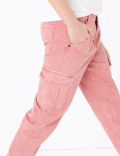Cotton Cargo Trousers (6-16 Yrs)
