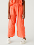 Pure Cotton Wide Leg Trousers