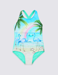 Flamingo Print Swimsuit (3 Months - 16 Years)