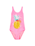 Pineapple Sequin Swimsuit (6-16 Yrs)