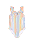 Striped Frill Swimsuit (6-16 Yrs)