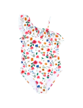 Floral One Shoulder Swimsuit (6-16 Yrs)
