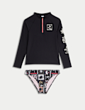 2pc Rash Vest Swim Set (6-16 Yrs)